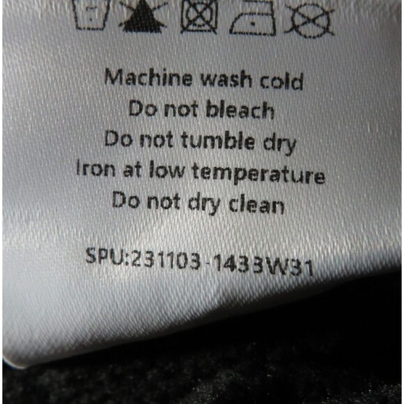 OGL Black Waterproof Fleece Lined Toggle Ankle Pull On Snow Pants Size Large - Picture 16 of 16